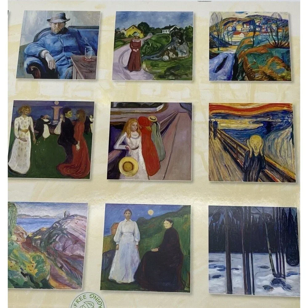 Edvard Munch Wall Calendar 2024 Art Calendar by Flame Tree Studio English Sealed